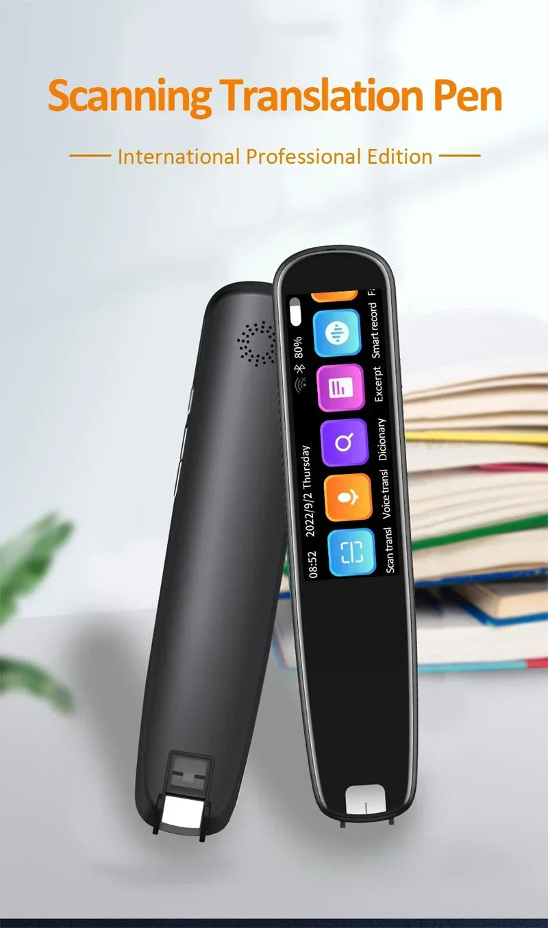 Polish Hebrew Thai Vietnames Read Scan Offline Voice Translation Pen 3.76Inches 142Language Online Offline Translator Dictionary