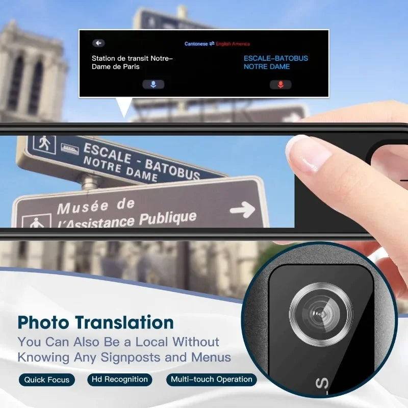 Polish Hebrew Thai Vietnames Read Scan Offline Voice Translation Pen 3.76Inches 142Language Online Offline Translator Dictionary