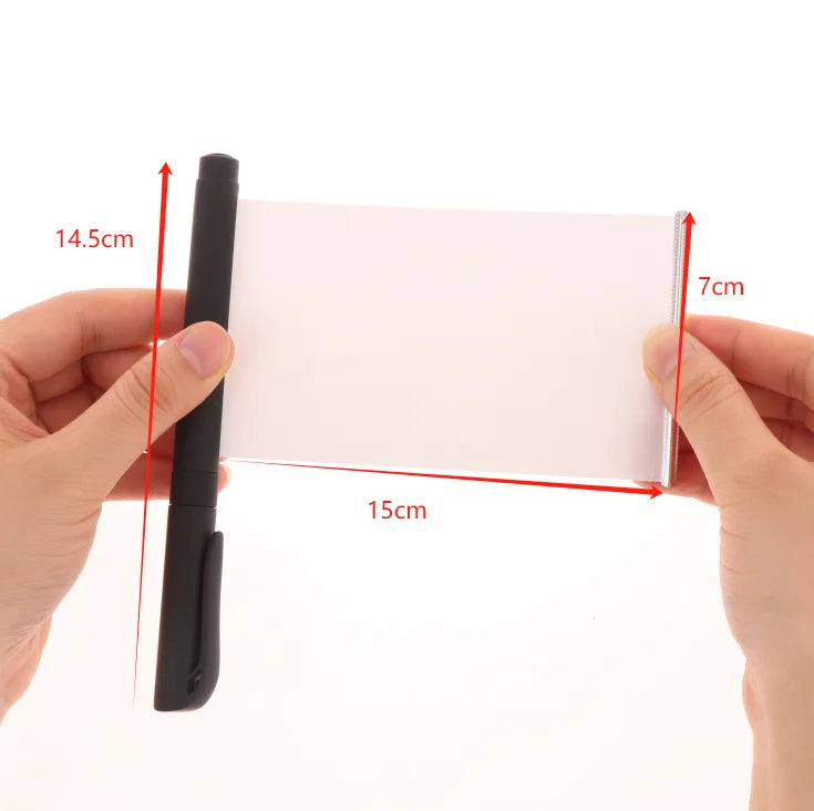Hot! 1Pc Hidden Writable Pull Paper Pen Easy To Use A Secret Information Writing Tool With Exams And Notes