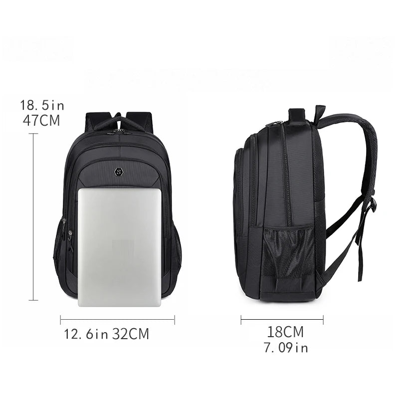 Travel backpack with large capacity and durability, laptop backpack for campus and commuting, hiking trip