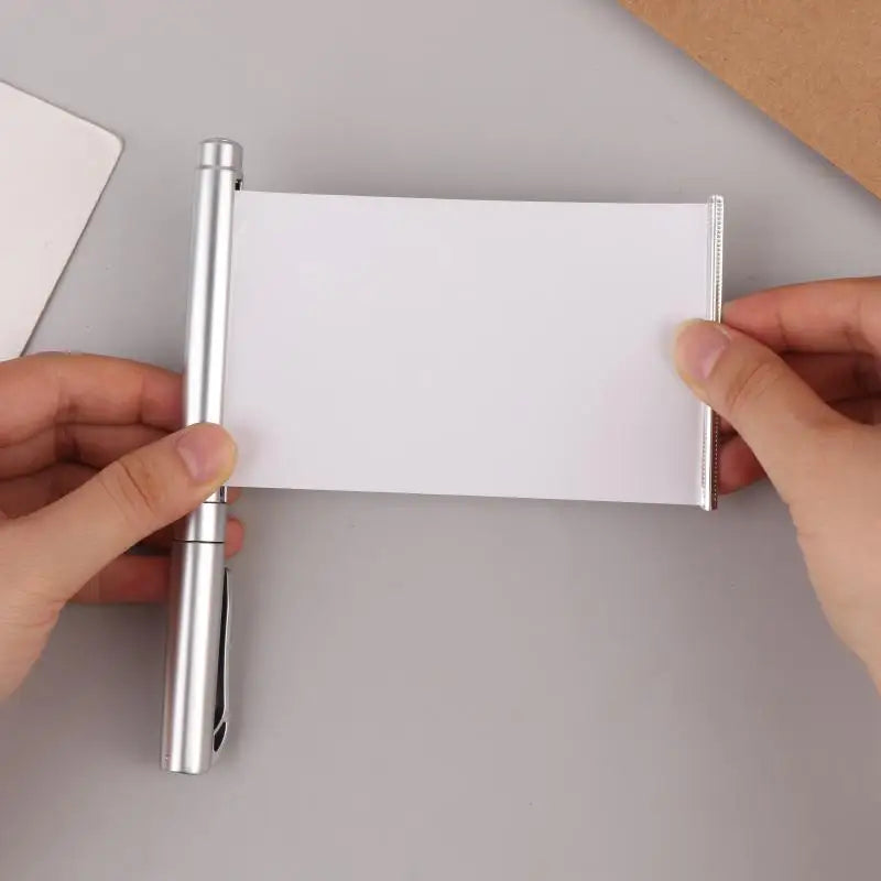 Hot! 1Pc Hidden Writable Pull Paper Pen Easy To Use A Secret Information Writing Tool With Exams And Notes