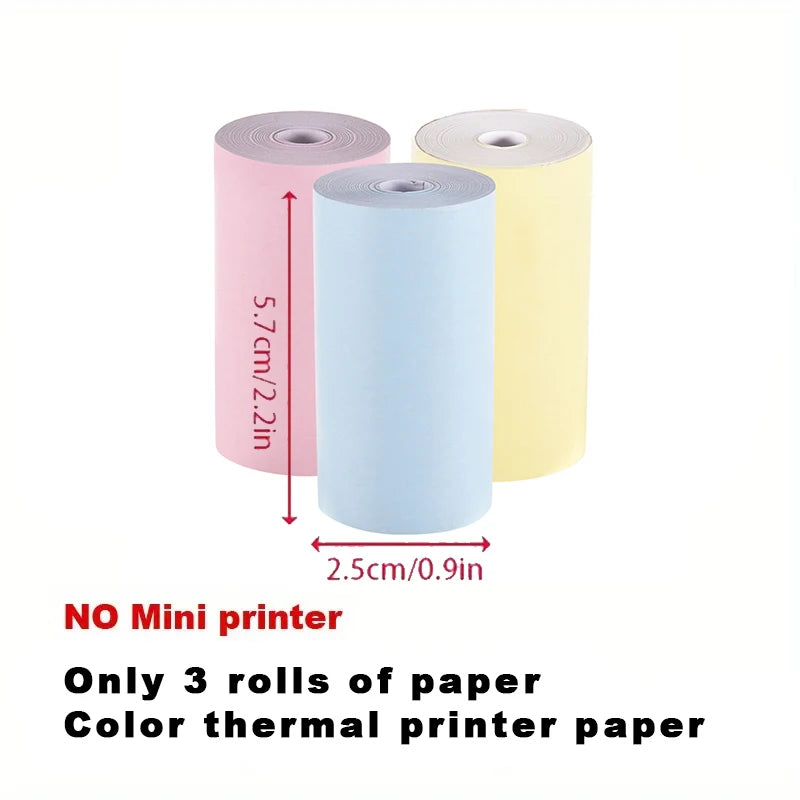 Portable Thermal Printer MINI Wirelessly BT 203dpi Photo Label Memo Wrong Question Printing With USB Cable Imprimante Portable