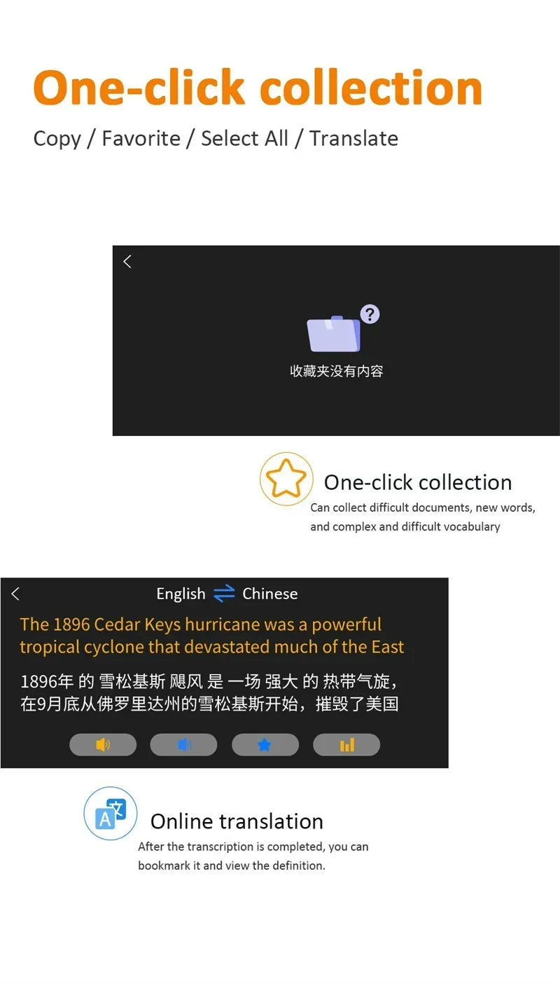 Polish Hebrew Thai Vietnames Read Scan Offline Voice Translation Pen 3.76Inches 142Language Online Offline Translator Dictionary