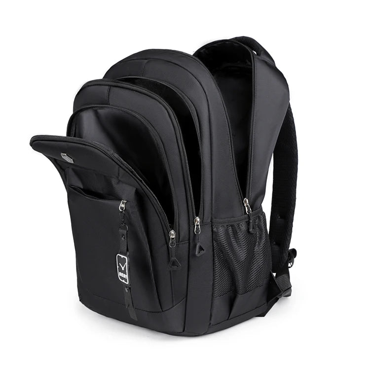 Travel backpack with large capacity and durability, laptop backpack for campus and commuting, hiking trip