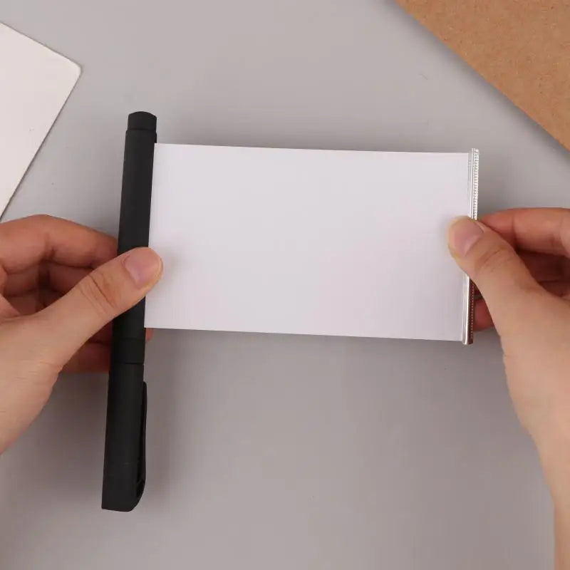 Hot! 1Pc Hidden Writable Pull Paper Pen Easy To Use A Secret Information Writing Tool With Exams And Notes