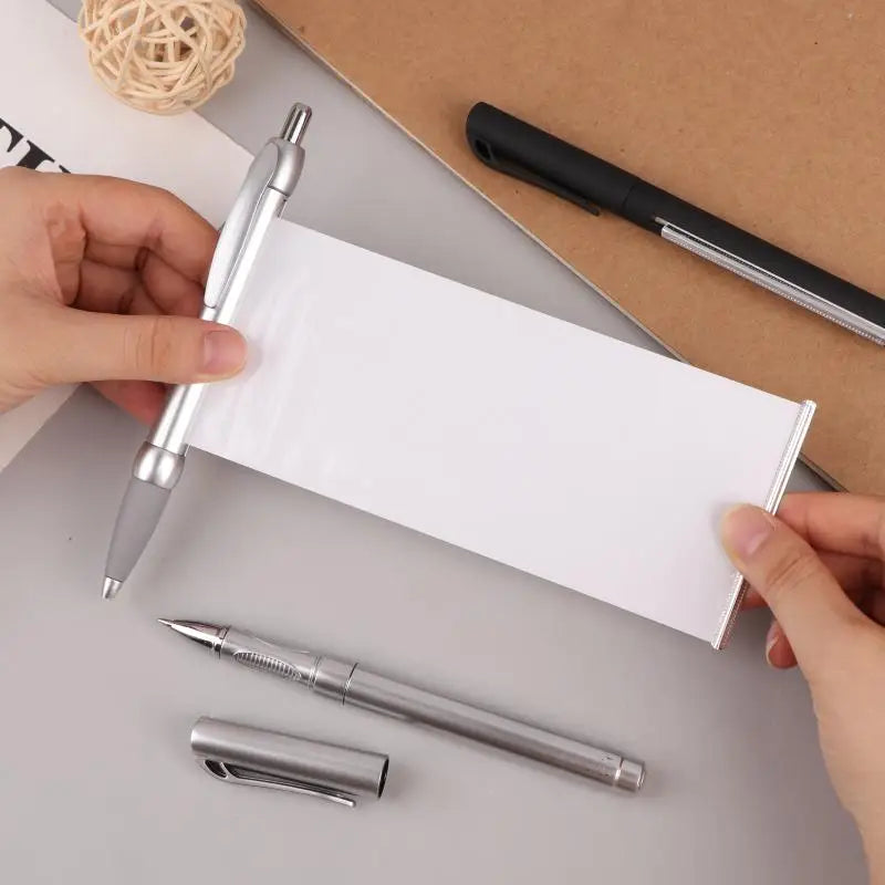Hot! 1Pc Hidden Writable Pull Paper Pen Easy To Use A Secret Information Writing Tool With Exams And Notes